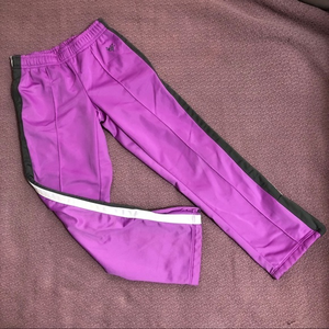 Justice athletic pants girls size 7 purple gray‎